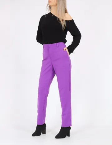 Pantaloni Only, mov Mov