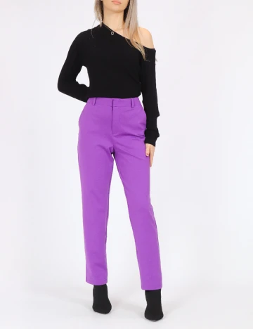 Pantaloni Only, mov Mov