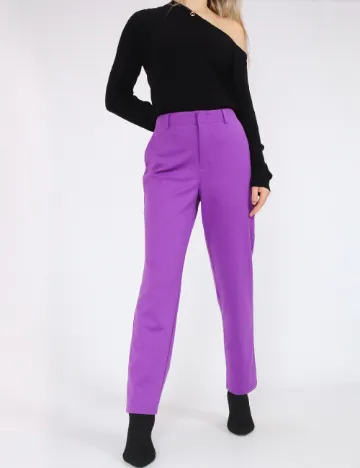 Pantaloni Only, mov Mov