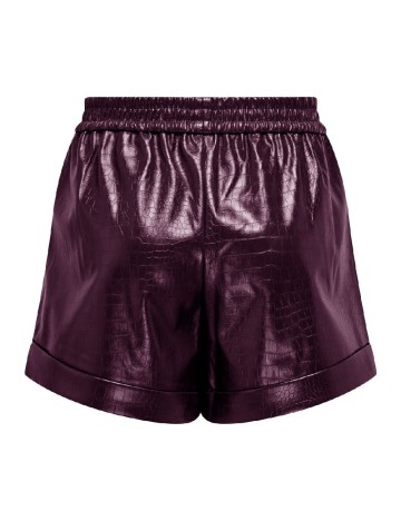 Pantaloni scurti Only, pruna