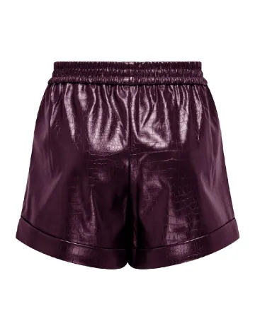 Pantaloni scurti Only, pruna