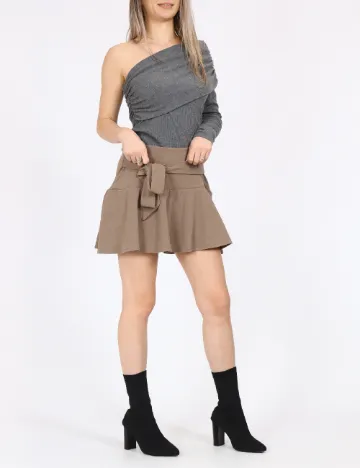 Fusta pantalon Jacqueline de Yong, maro