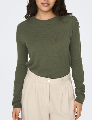 Bluza Jacqueline de Yong, verde