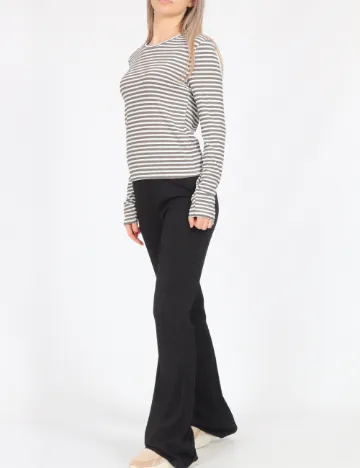 Bluza Vero Moda, alb/gri