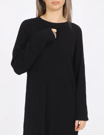 Rochie scurta Pieces, negru