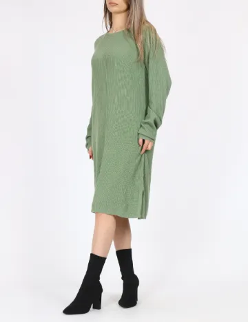 Rochie medie Pieces, verde