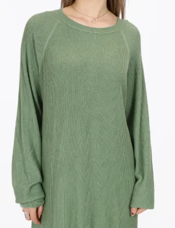 Rochie medie Pieces, verde