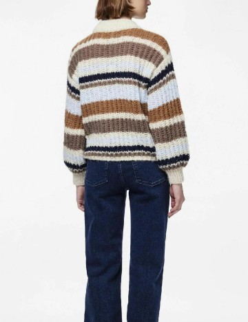 Pulover Pieces, mix culori