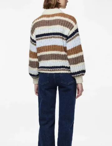 Pulover Pieces, mix culori