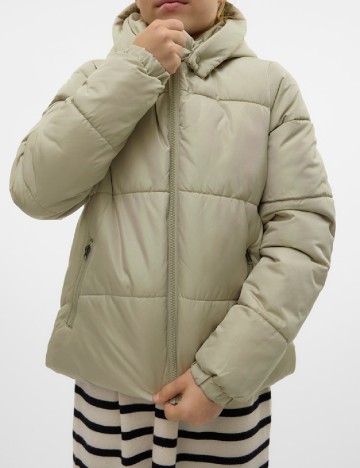 Geaca Vero Moda Kids, verde deschis