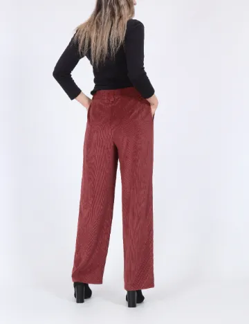 Pantaloni Only, visiniu Rosu