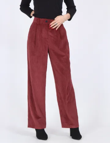 Pantaloni Only, visiniu Rosu