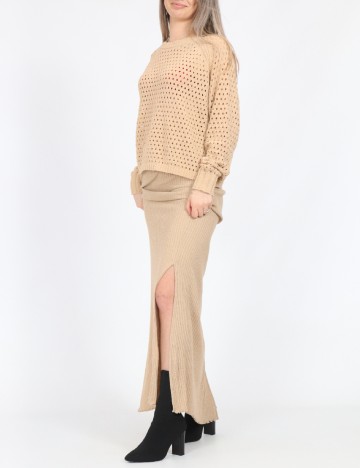 Bluza Pieces, maro