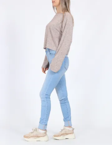 Bluza Pieces, maro