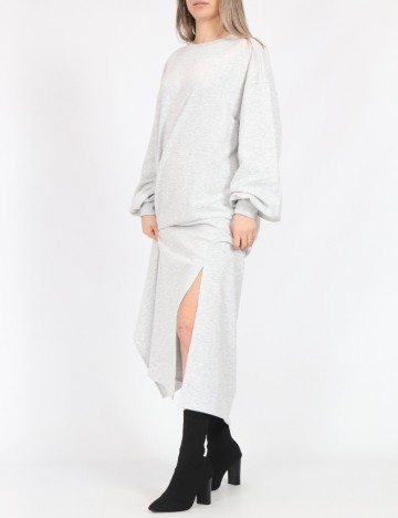 Rochie lunga Only, gri