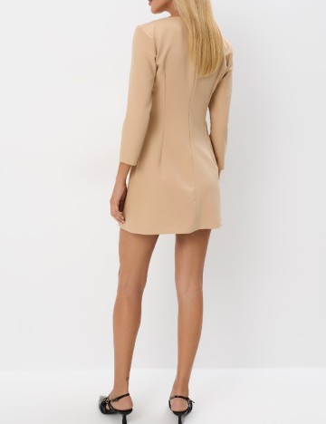 Rochie scurta Mohito, crem