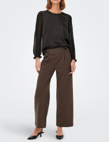 Pantaloni Jacqueline de Yong, maro