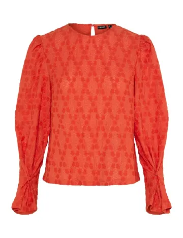 Bluza Pieces, portocaliu