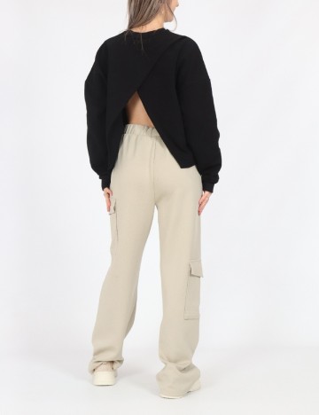 Bluza Something New, negru