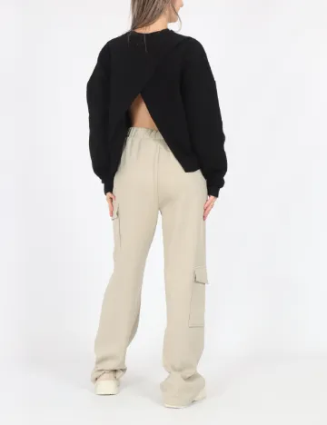 Bluza Something New, negru