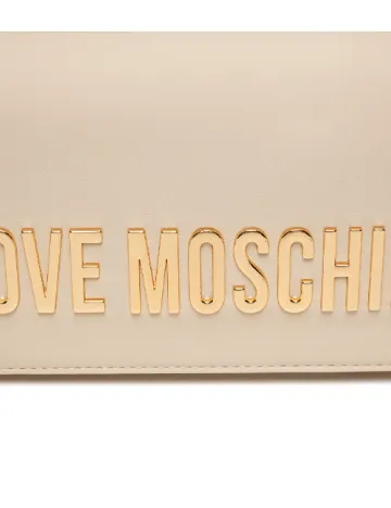 Geanta Love Moschino, crem