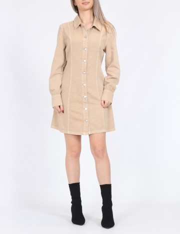Rochie scurta Only, maro