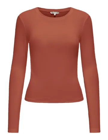 Bluza Only, caramiziu