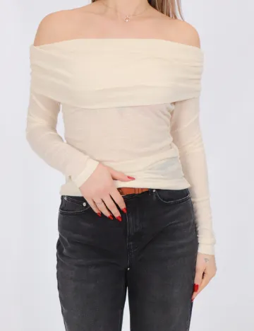 Bluza Only, ecru