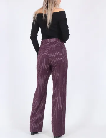 Pantaloni Vero Moda, pruna