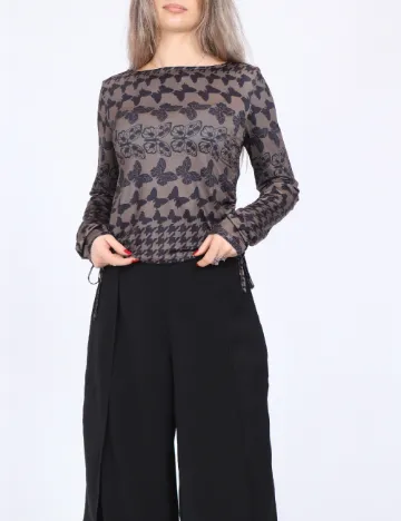 Bluza Something New, maro