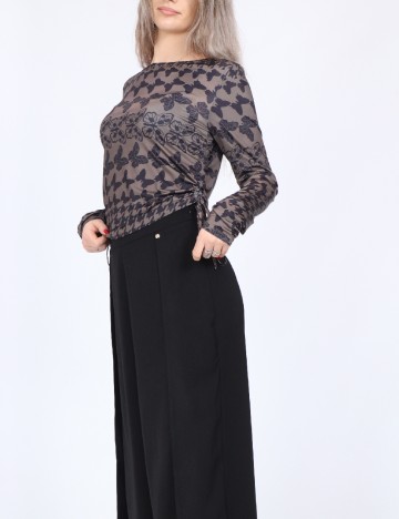 Bluza Something New, maro