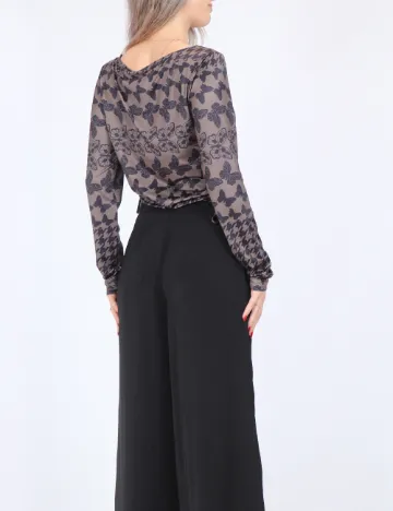 Bluza Something New, maro