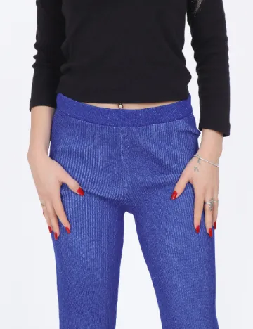Pantaloni Something New, albastru