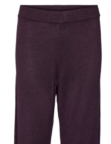 Pantaloni Vero Moda, pruna