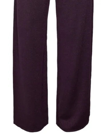 Pantaloni Vero Moda, pruna