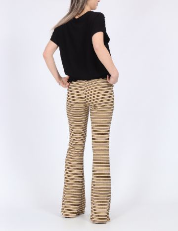 Pantaloni Something New, crem