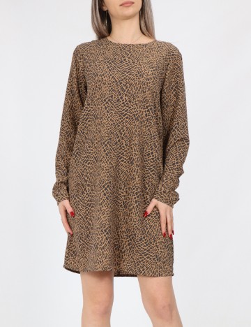Rochie scurta Vero Moda, maro