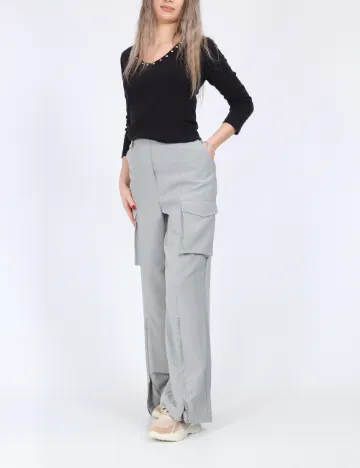 Pantaloni Vero Moda, gri