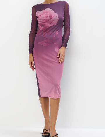 Rochie medie Mohito, mov