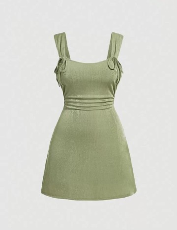Rochie scurta SHEIN CURVE, verde