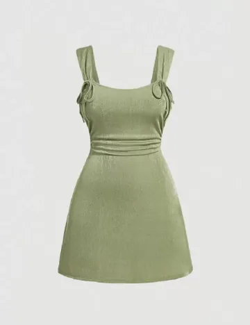 Rochie scurta SHEIN CURVE, verde