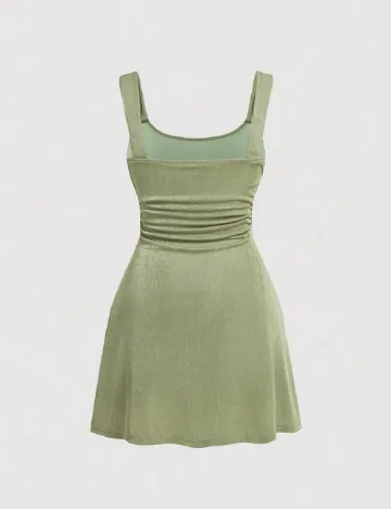Rochie scurta SHEIN CURVE, verde
