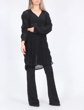 Camasa Oversize SHEIN, negru