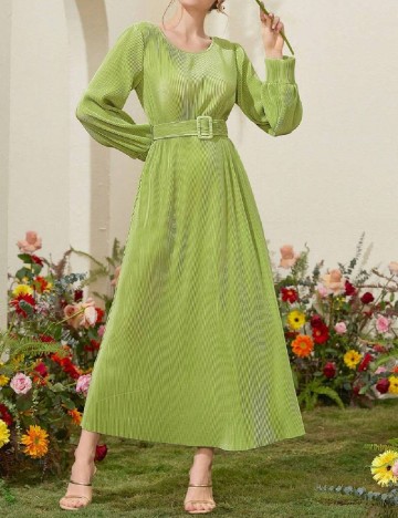 Rochie lunga SHEIN, verde