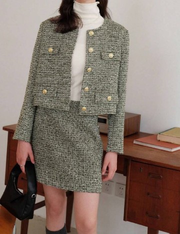 Fusta SHEIN, verde