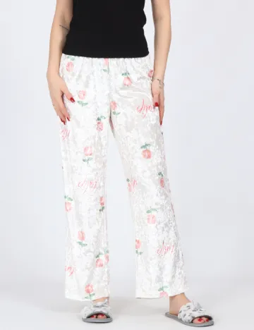 Pantaloni de pijama Dazy, ecru