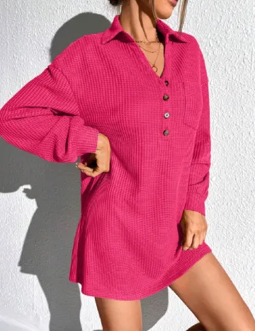 Rochie scurta SHEIN, roz