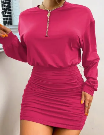 Rochie scurta SHEIN, roz