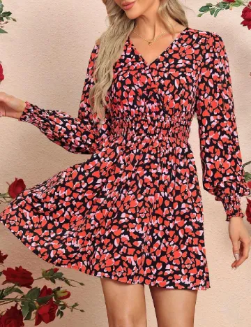 Rochie scurta SHEIN, rosu Rosu