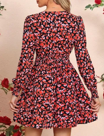 Rochie scurta SHEIN, rosu Rosu
